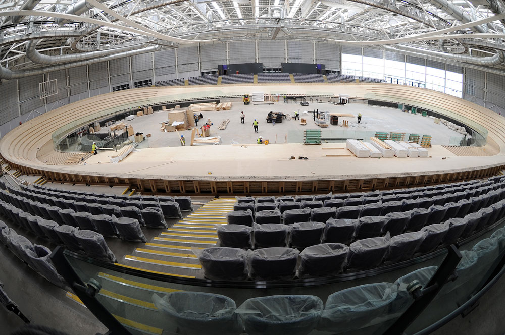 Home straight, Sir Chris Hoy Velodrome, 15 May 2012 Home straight, Sir Chris Hoy Velodrome, 15 May 2012