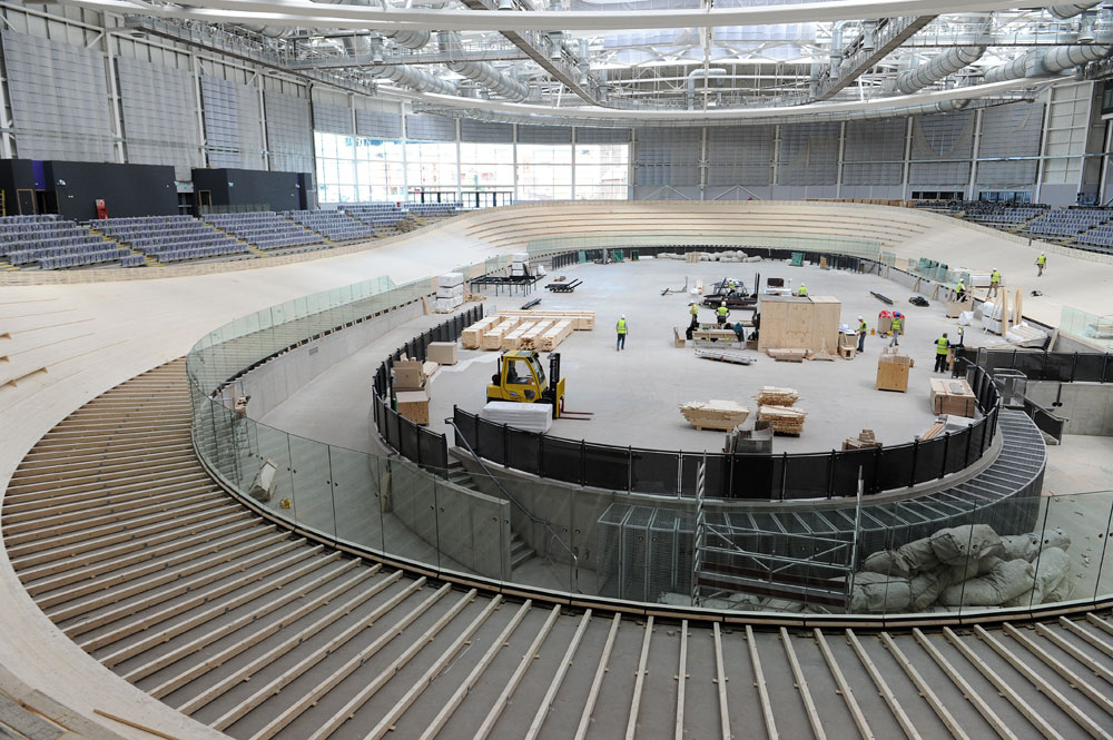 Track centre, Sir Chris Hoy Velodrome, 15 May 2012