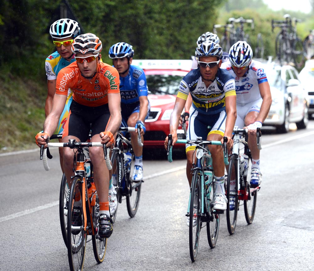 Adrian Saez in escape, Giro d'Italia 2012, stage 11