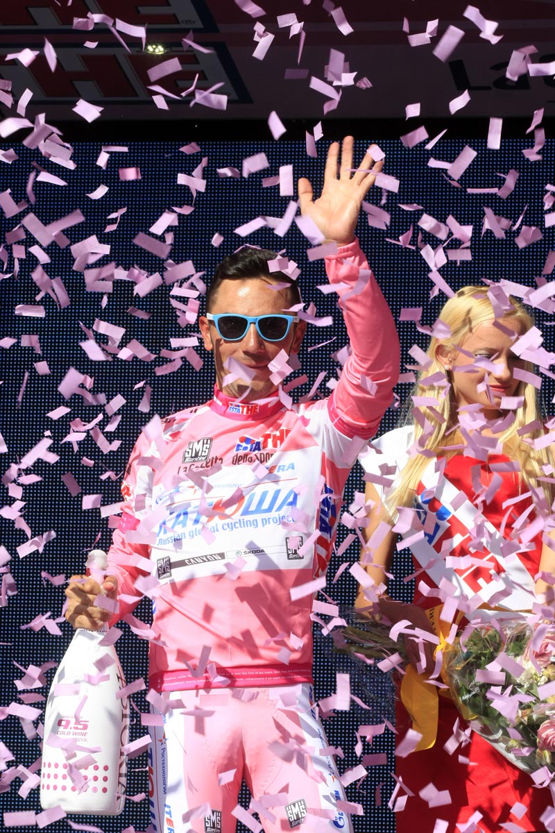 Joaquin Rodriguez in the lead, Giro d'Italia 2012, stage 12