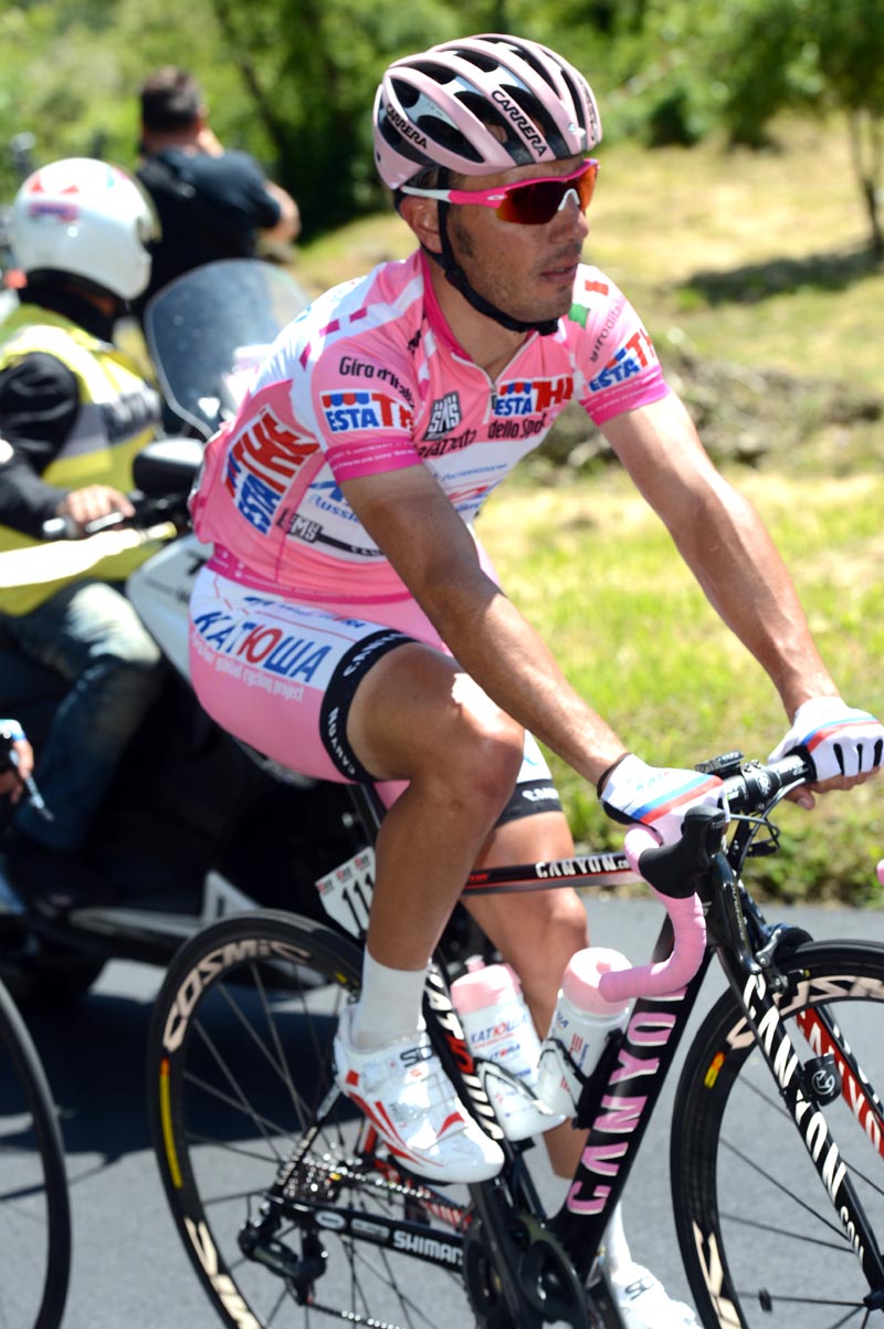 Joaquin Rodriguez climbs, Giro d'Italia 2012, stage 12
