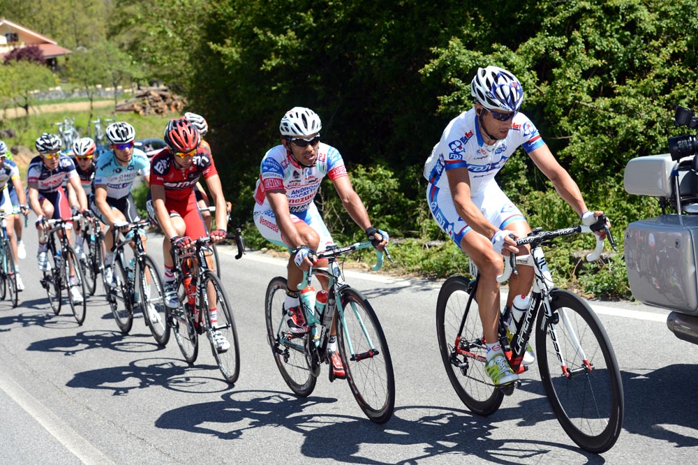 Sandy Casar escape, Giro d'Italia 2012, stage 12