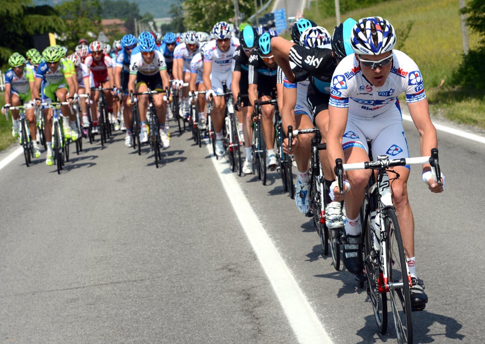 FDJ chase, Giro d'Italia 2012, stage 13