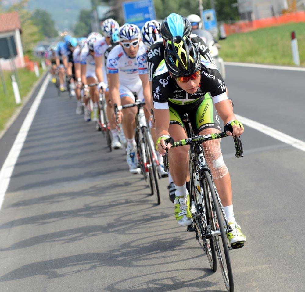 Meier chases, Giro d'Italia 2012, stage 13