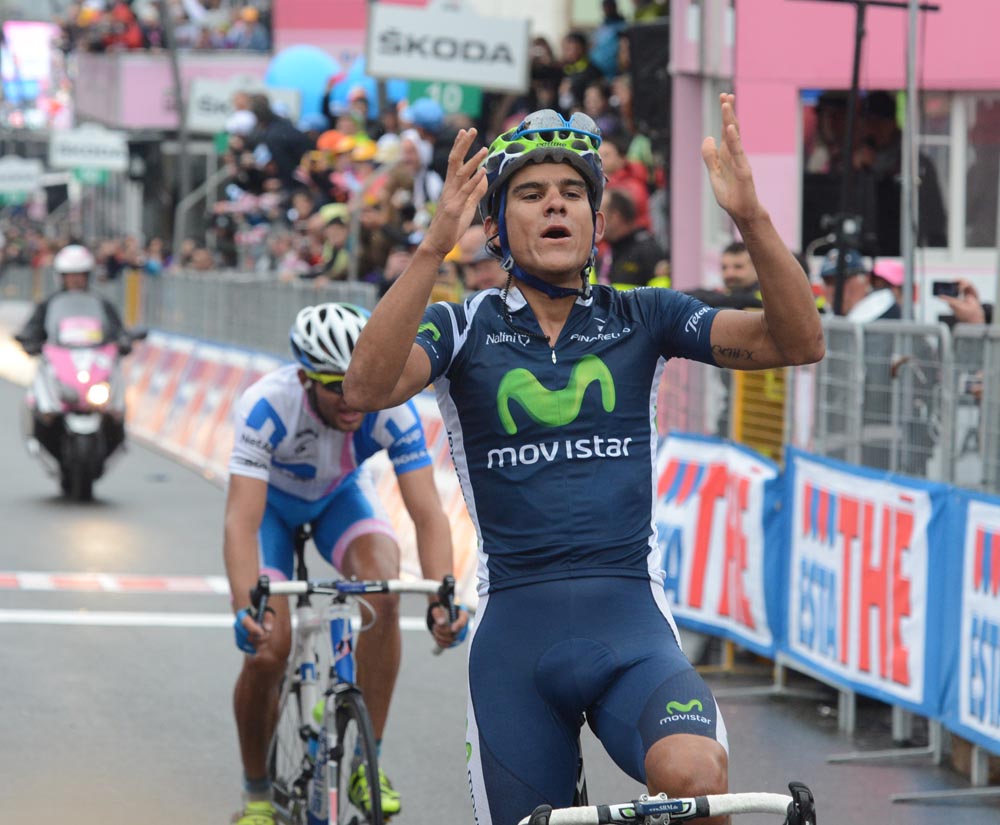 Andrey Amador wins, Giro d'Italia 2012, stage 14