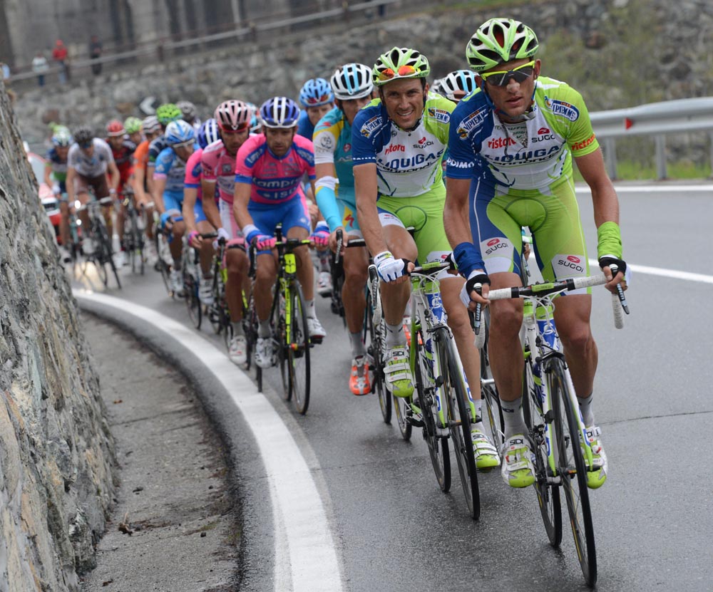 Sylvester Szmyd and Ivan Basso, Giro d'Italia 2012, stage 14