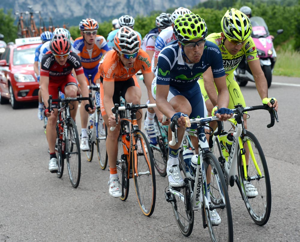 Lopez and Izagirre escape, Giro d'Italia 2012, stage 16