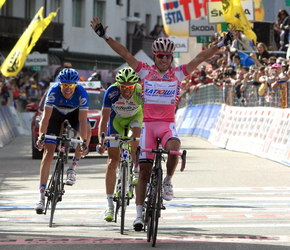 Joaquin Rodriguez wins, Giro d'Italia 2012 stage 17