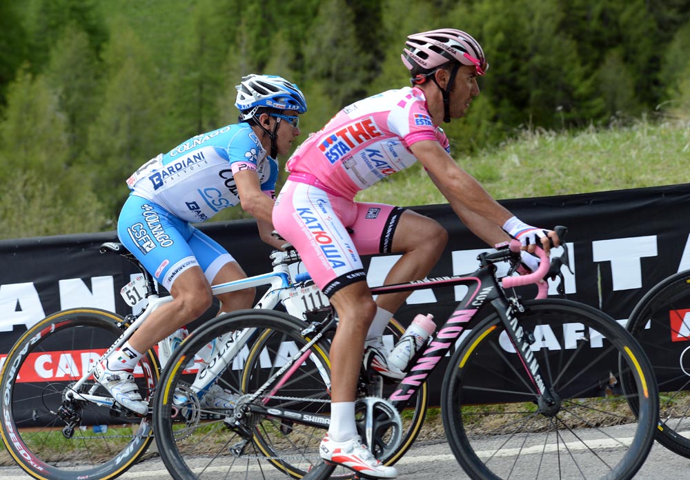 Rodriguez and Pozzovivo, Giro d'Italia 2012, stage 17