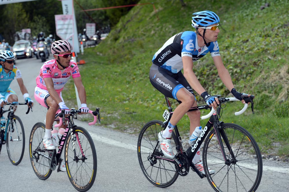 Ryder Hesjedal and Joaquin Rodriguez, Giro d'Italia 2012, stage 17