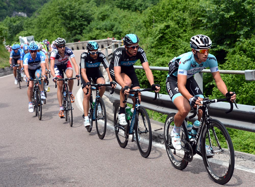 Omega Pharma-QuickStep chase, Giro d'Italia 2012, stage 18
