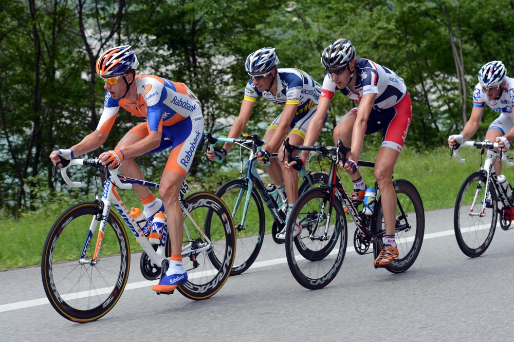 Stef Clement in escape, Giro d'Italia 2012, stage 18