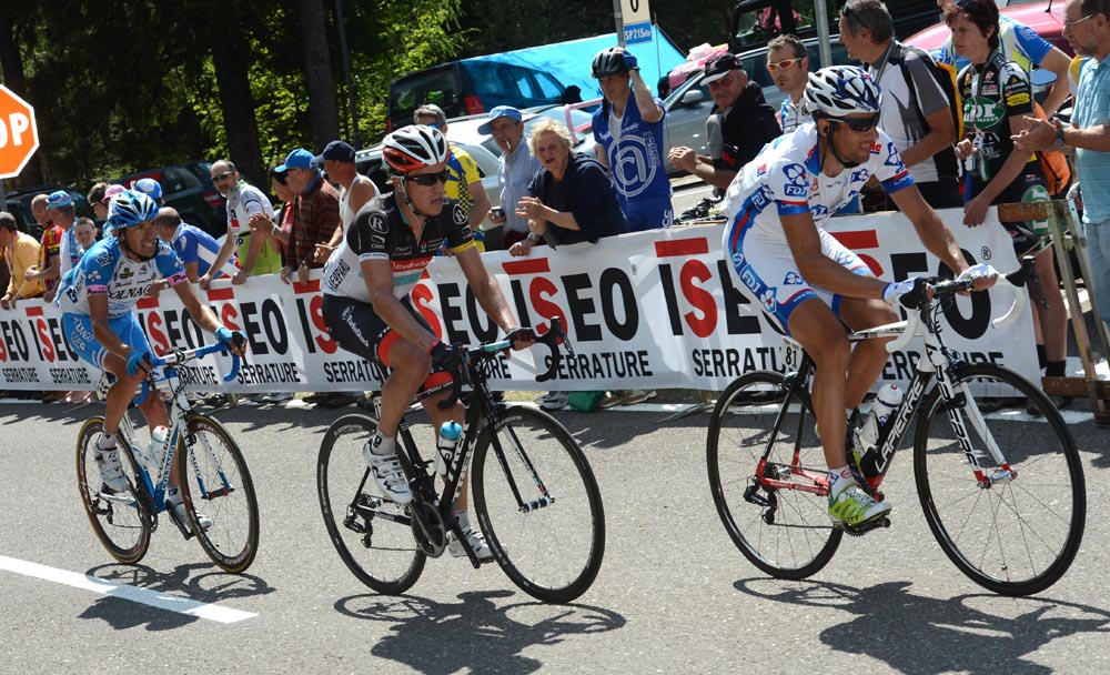 Casar, Rohregger and Pirazzi, Giro d'Italia 2012, stage 19