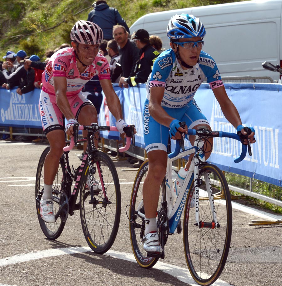 Pozzovivo and Rodriguez chase, Giro d'Italia 2012, stage 19