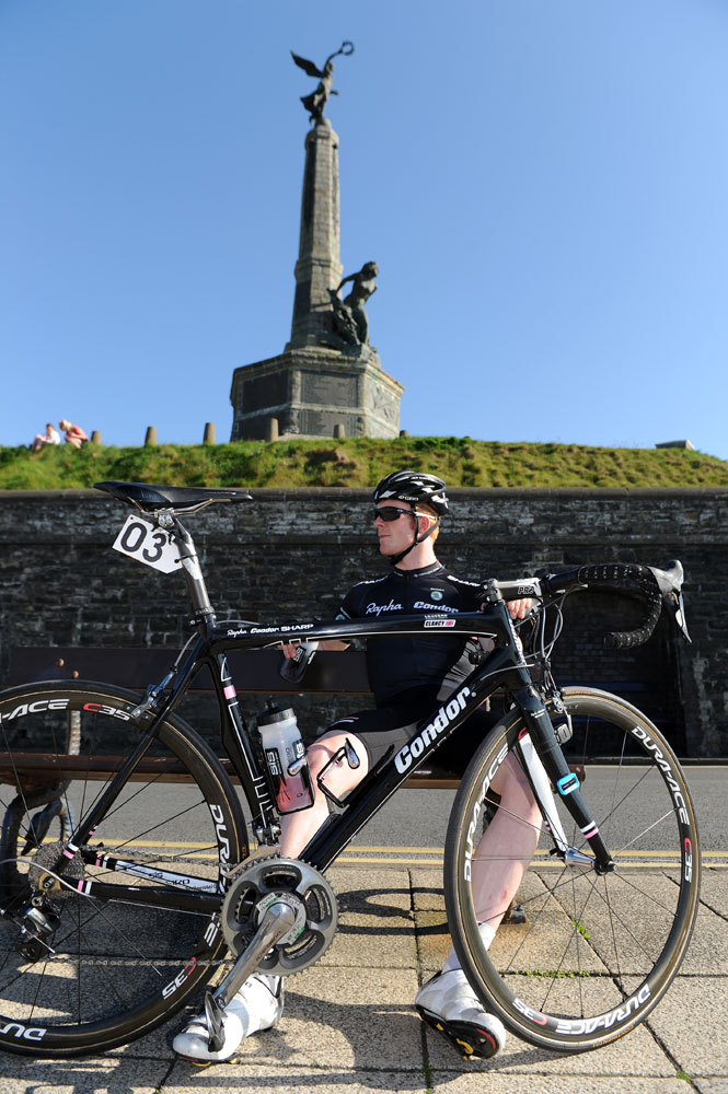 Ed Clancy, Tour Series 2012, round five, Aberystwyth