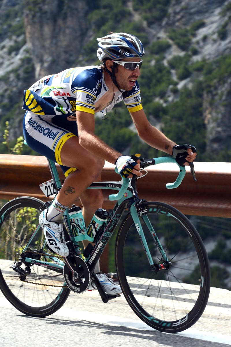 Thomas De Gendt attacks, Giro d'Italia 2012, stage 20