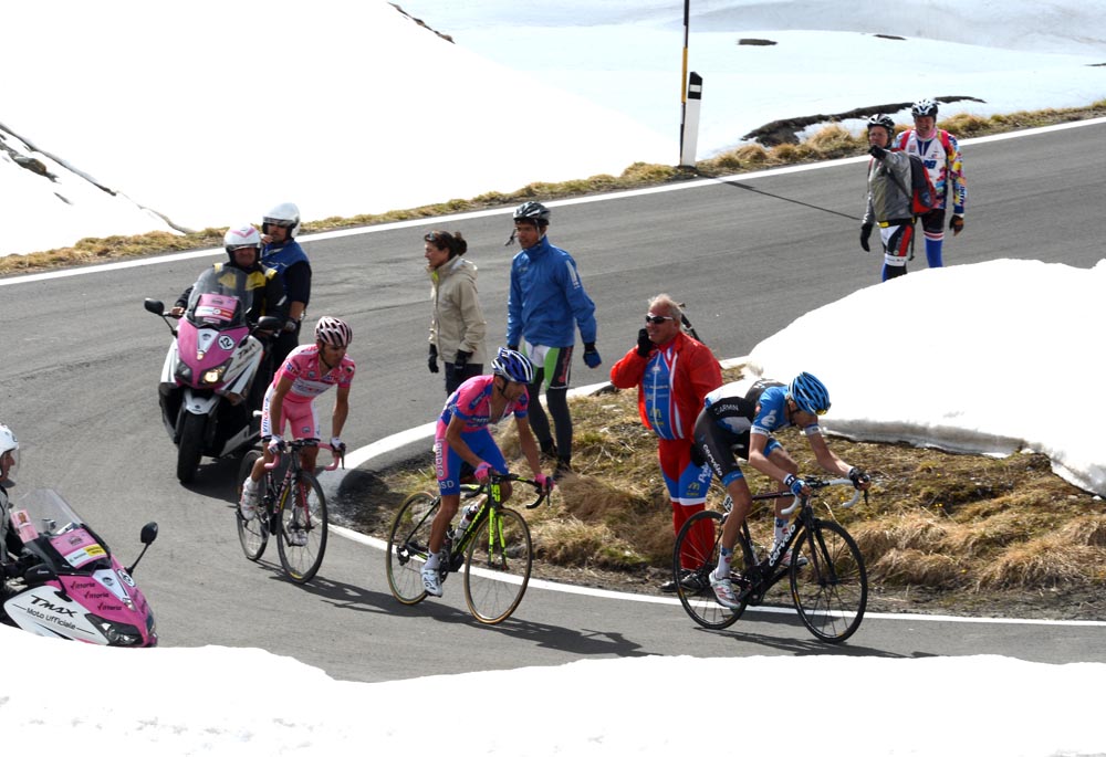 Hesjedal on Stelvio, Giro d'Italia 2012, stage 20