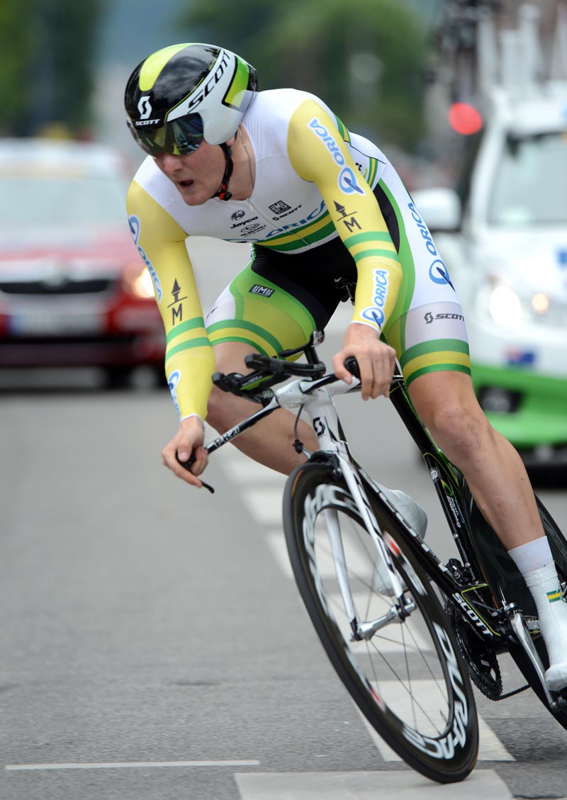 Luke Durbridge, winner, Criterium du Dauphine 2012 prologue