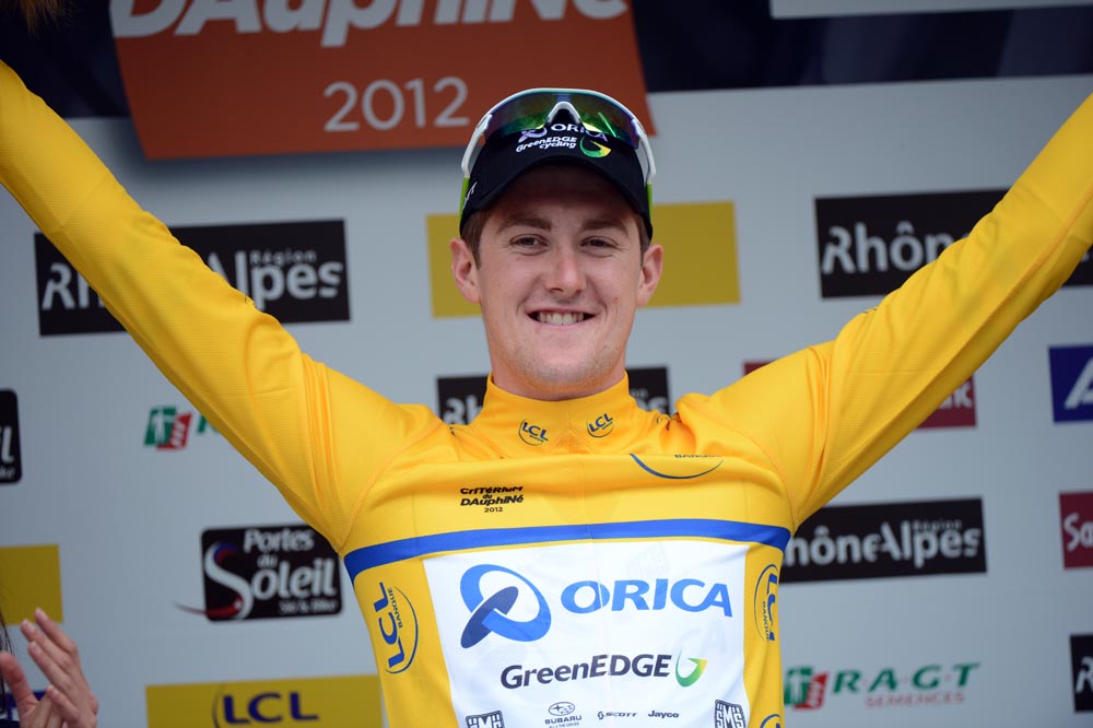 Luke Durbridge, winner, Criterium du Dauphine 2012 prologue Luke Durbridge, winner, Criterium du Dauphine 2012 prologue