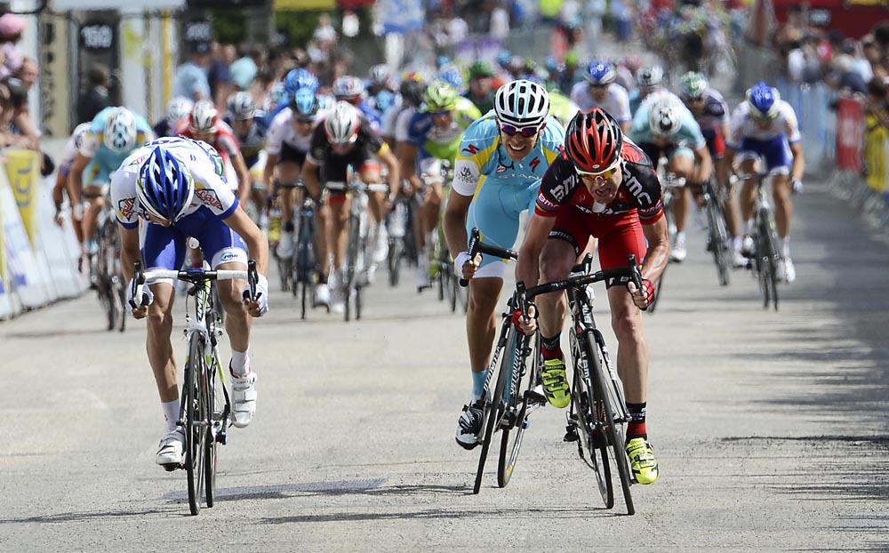 Cadel Evans wins, Criterium du Dauphine 2012, stage one