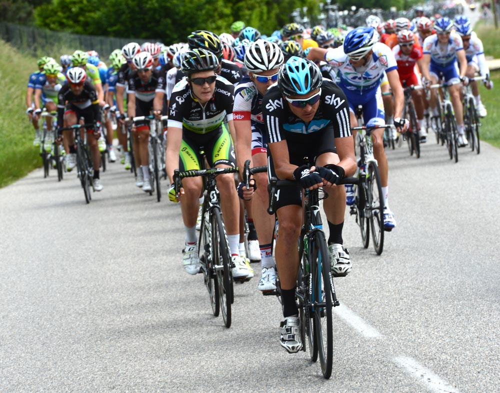 Danny Pate chases, Criterium du Dauphine 2012, stage one