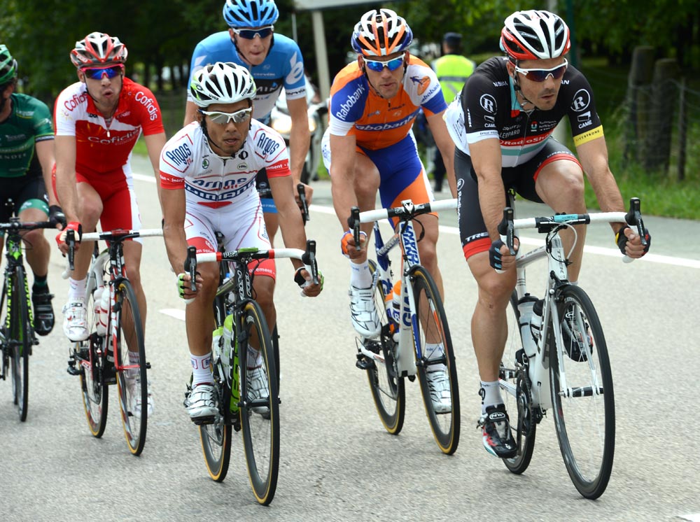 Irizar and Doi in escape, Criterium du Dauphine 2012, stage one