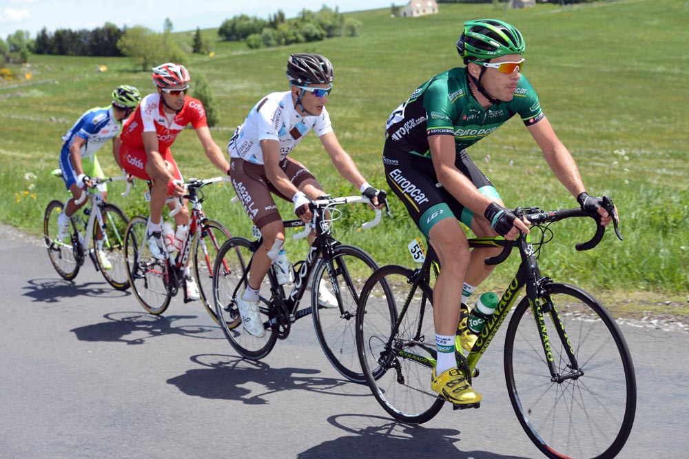 Christophe Kern escape, Criterium du Dauphine 2012, stage two