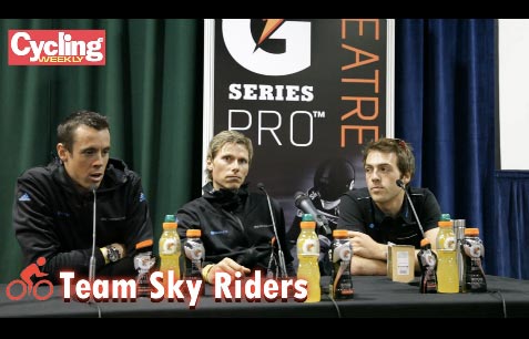 Team Sky at Road Cycling Show 2012 Team Sky at Road Cycling Show 2012