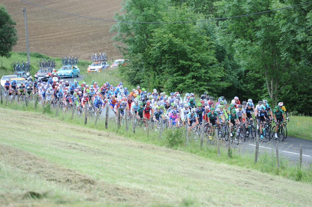 Peloton, Criterium du Dauphine 2012, stage three