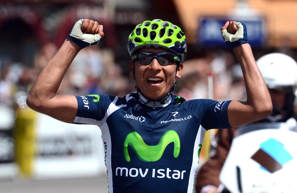 Nairo Quintana wins, Criterium du Dauphine 2012, stage six