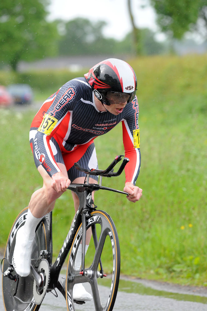 Michael Hutchinson, winner, National 25-mile time trial championships 2012