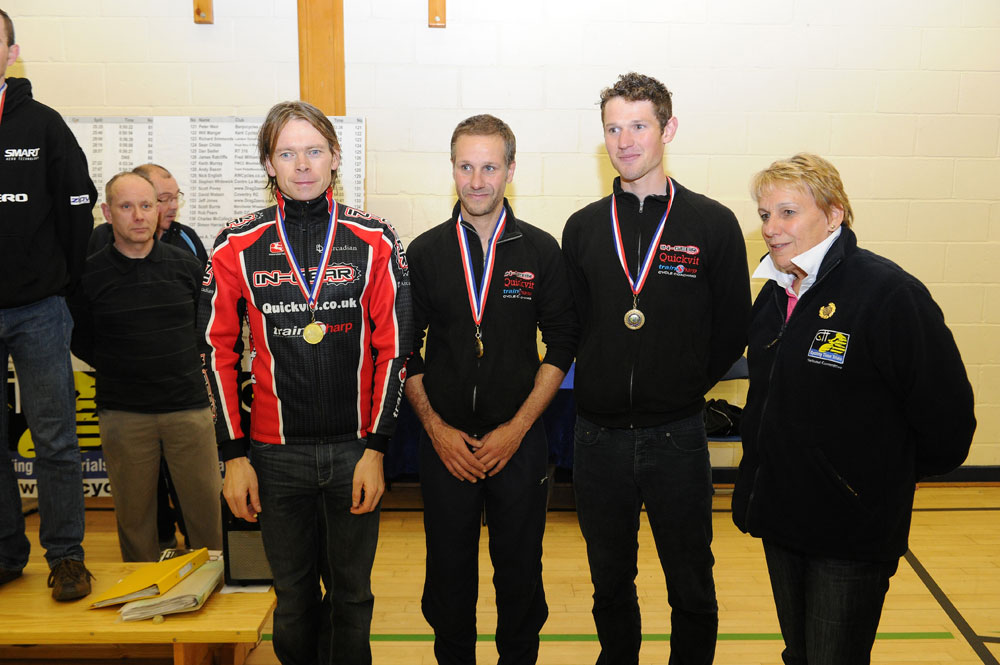 InGear-Quickvit team winners, National 25-mile time trial championships 2012