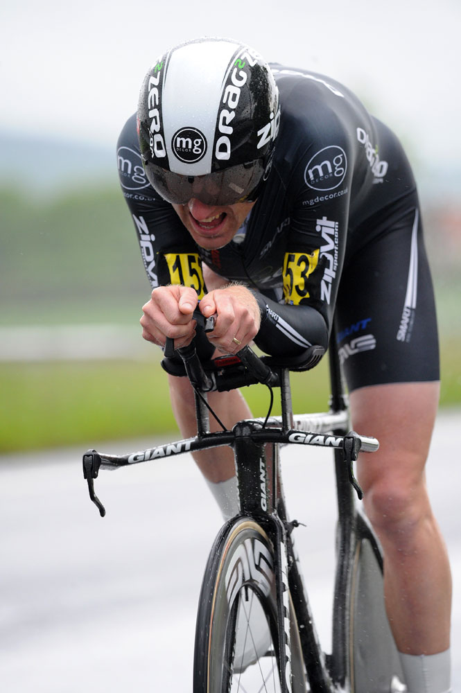 Matt Bottrill, third, National 25-mile time trial championships 2012 Matt Bottrill, third, National 25-mile time trial championships 2012