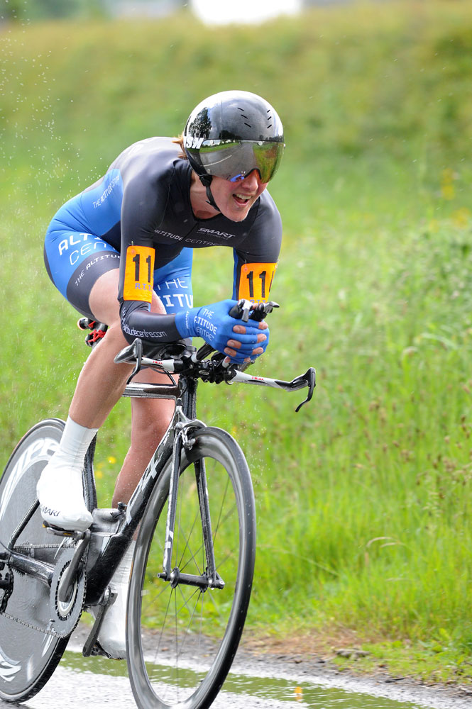 Rebecca Slack, third, National 25-mile time trial championships 2012