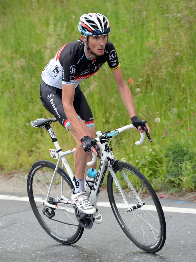 Frank Schleck attacks, Tour de Suisse 2012, stage two