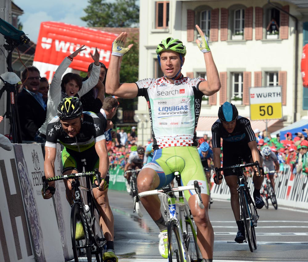 Peter Sagan wins, Tour de Suisse 2012, stage 3