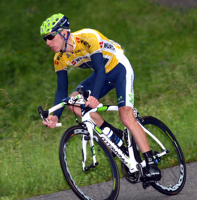 Rui Costa, race leader, Tour de Suisse 2012, stage four