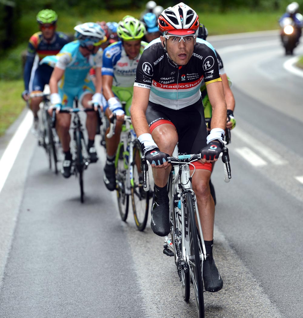 Monfort in escape, Tour de Suisse 2012, stage four