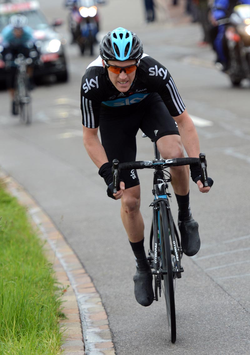 Lars Petter Nordhaug attacks, Tour de Suisse 2012, stage four