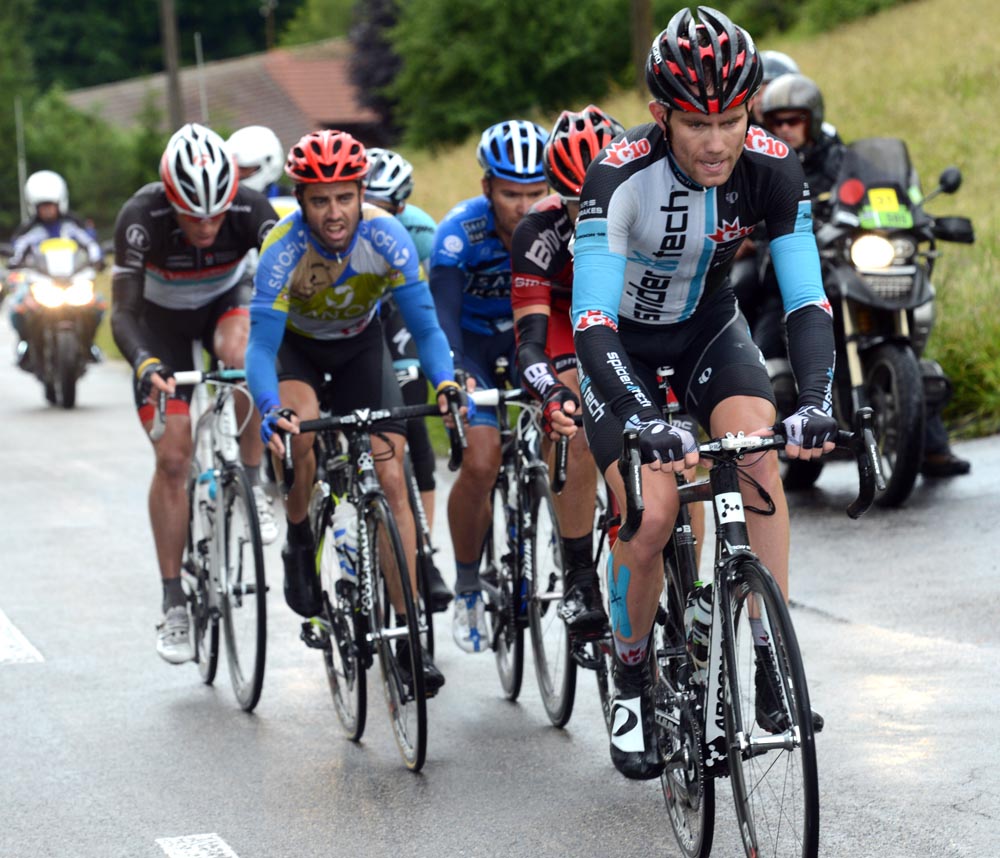 suisse12st4-vandborg leads escape.jpg Vandborg leads escape, Tour de Suisse 2012, stage four