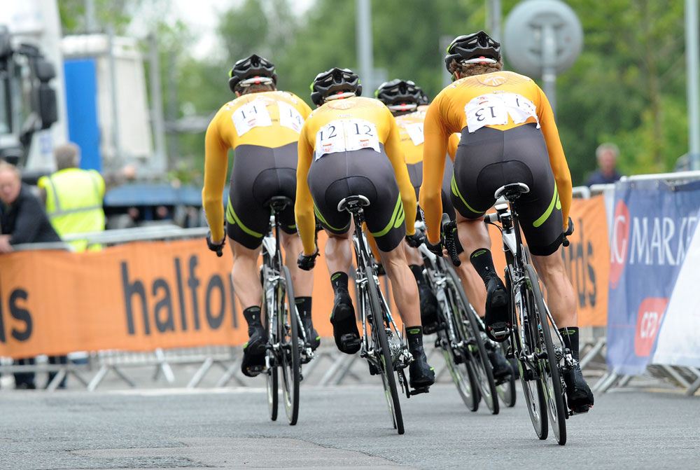 Endura in team time trial, Tour Series 2012, Stoke-on-Trent