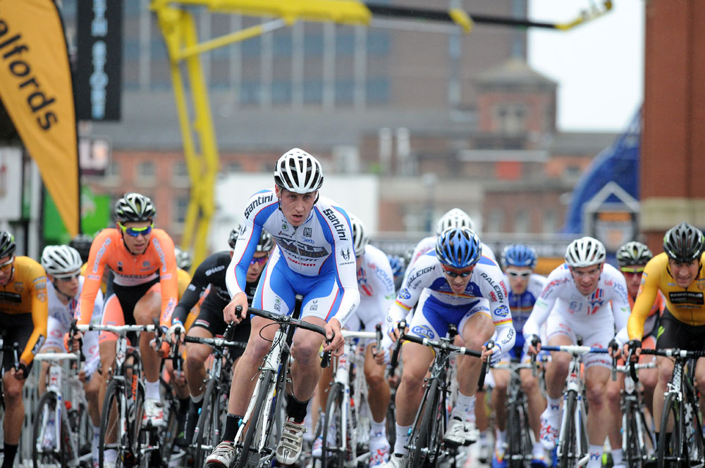 Steve Adams heads field, Tour Series 2012, Stoke-on-Trent