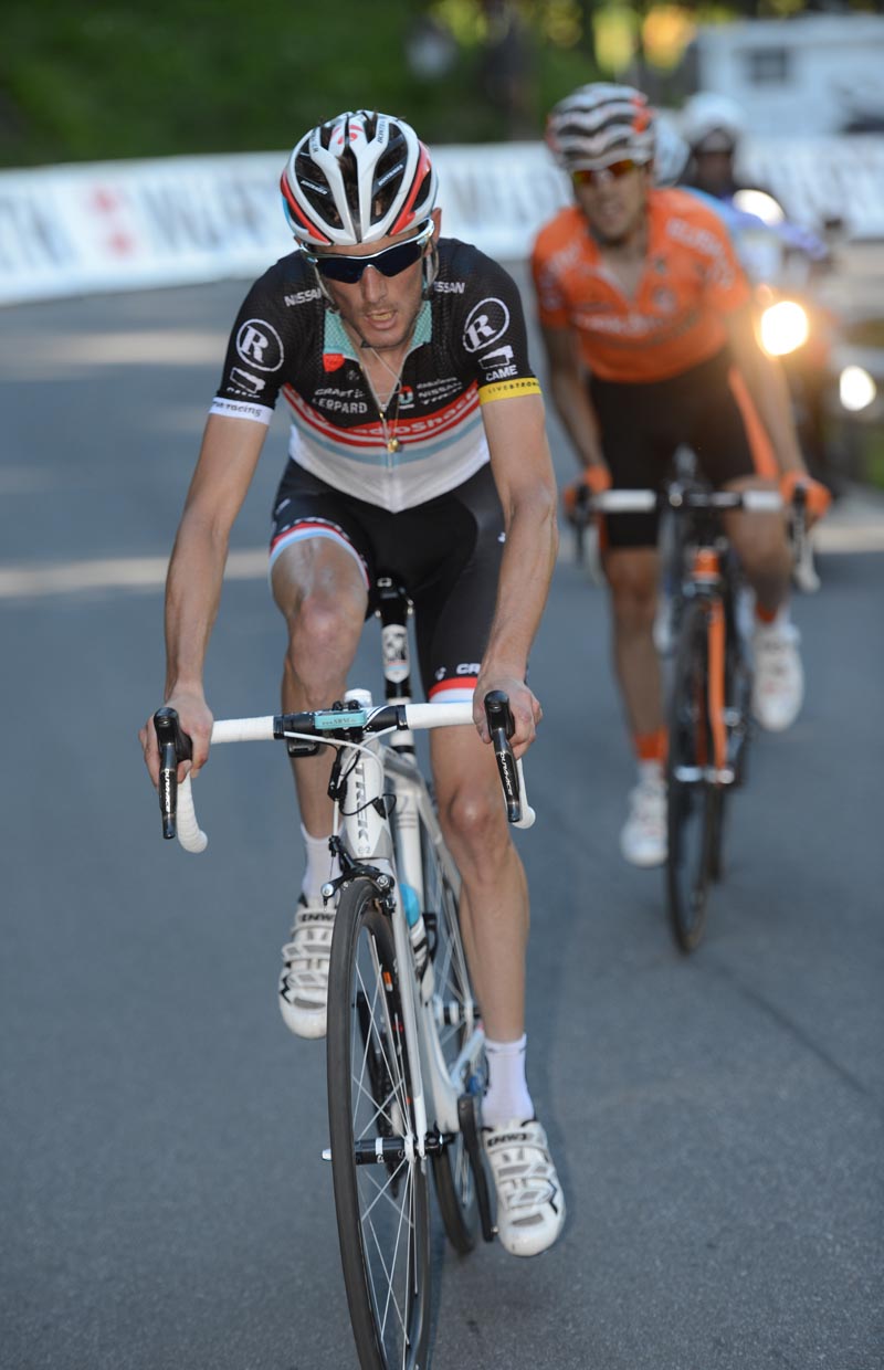 Levi Leipheimer and Mikel Nieve, Tour de Suisse 2012, stage eight