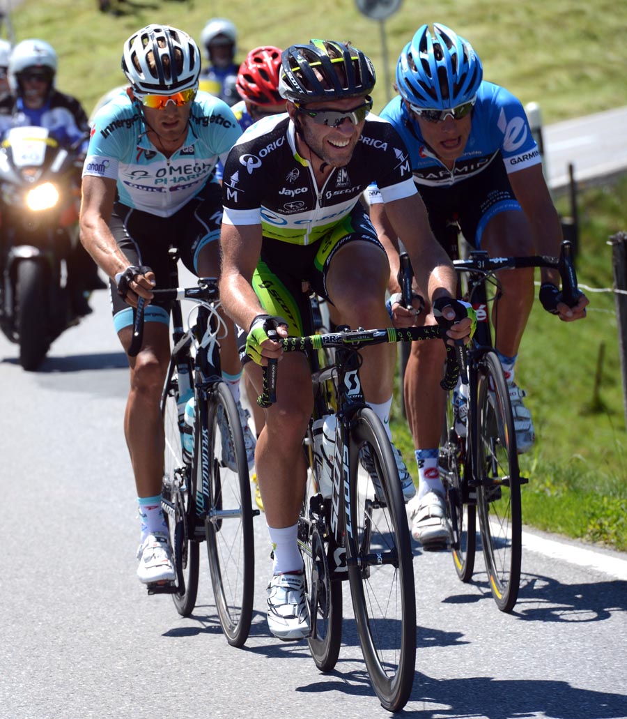 Michael Albasini in escape group, Tour de Suisse 2012, stage eight
