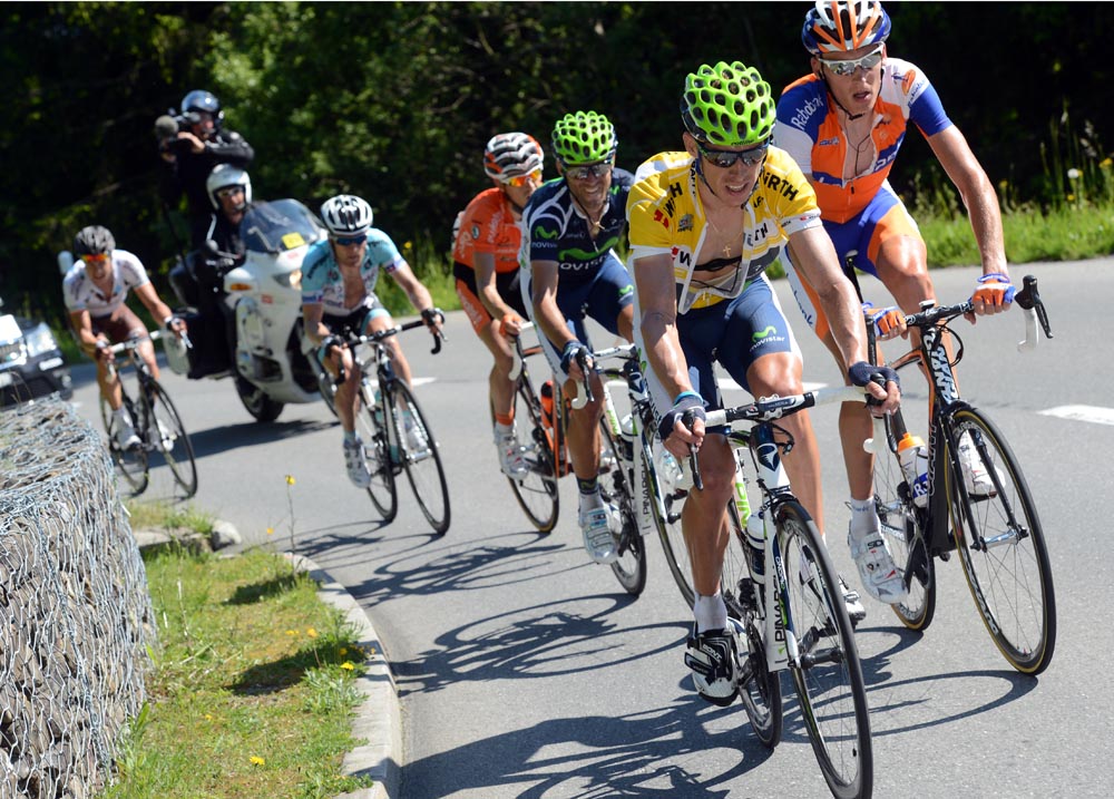 Rui Costa chases, Tour de Suisse 2012, stage nine