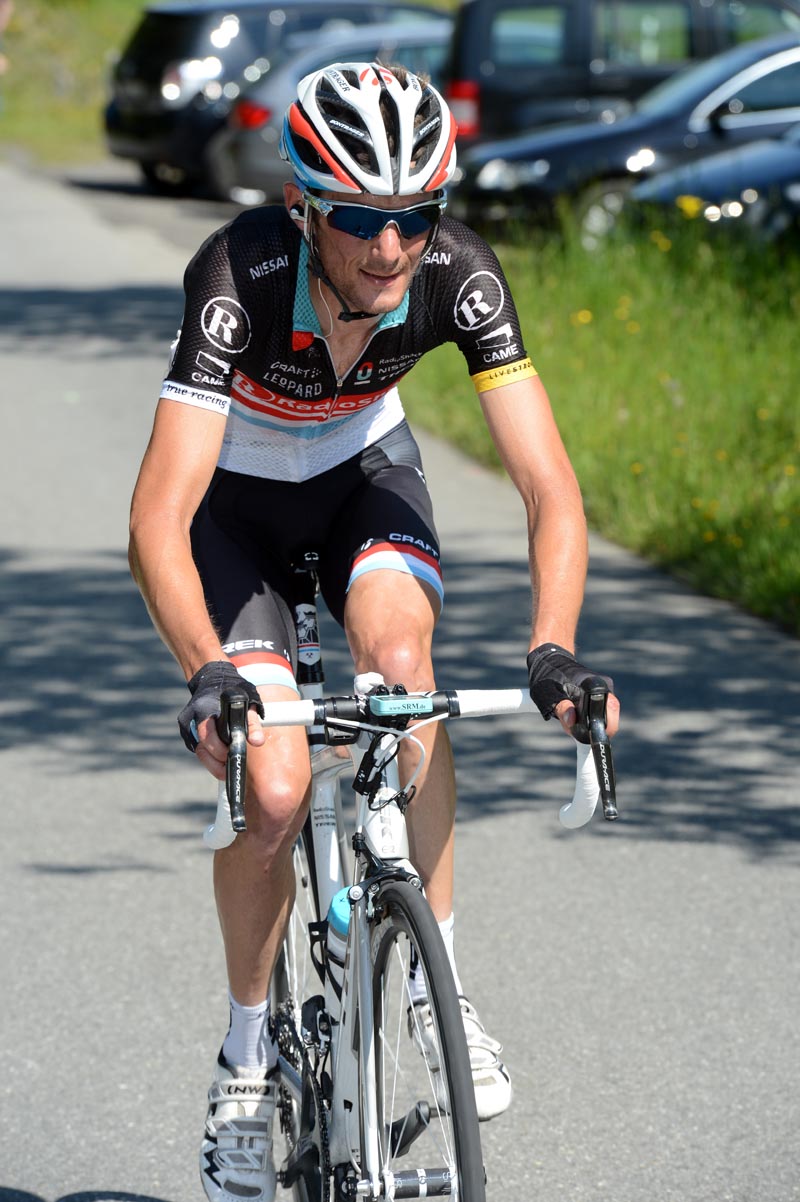 Frank Schleck solo, Tour de Suisse 2012, stage nine