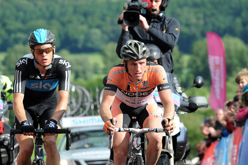 Peter Williams and Ben Swift, British road race National Championships 2012