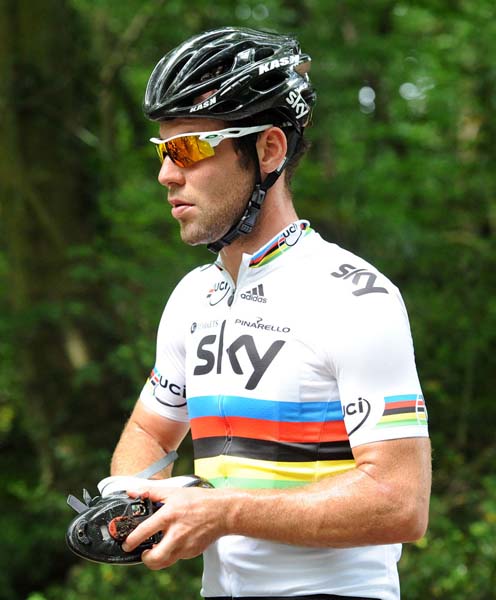 Mark Cavendish, Tour de France 2012, stage one recce ride