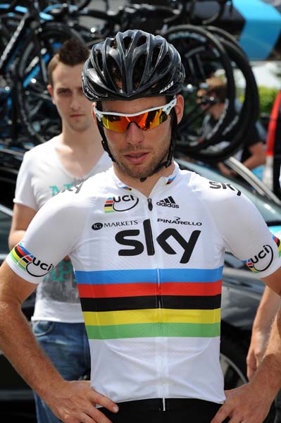 Mark Cavendish, Tour de France 2012, stage one recce ride