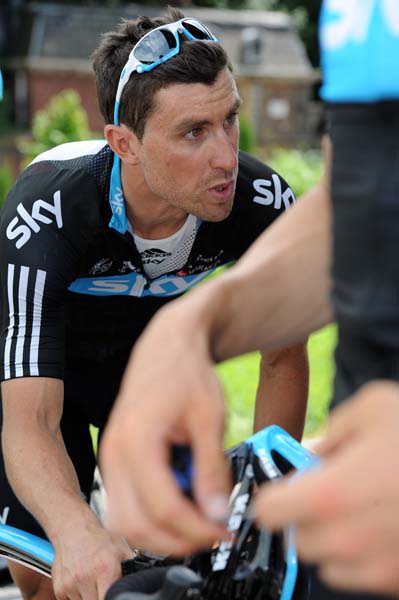 Bernhard Eisel, Tour de France 2012, stage one recce ride